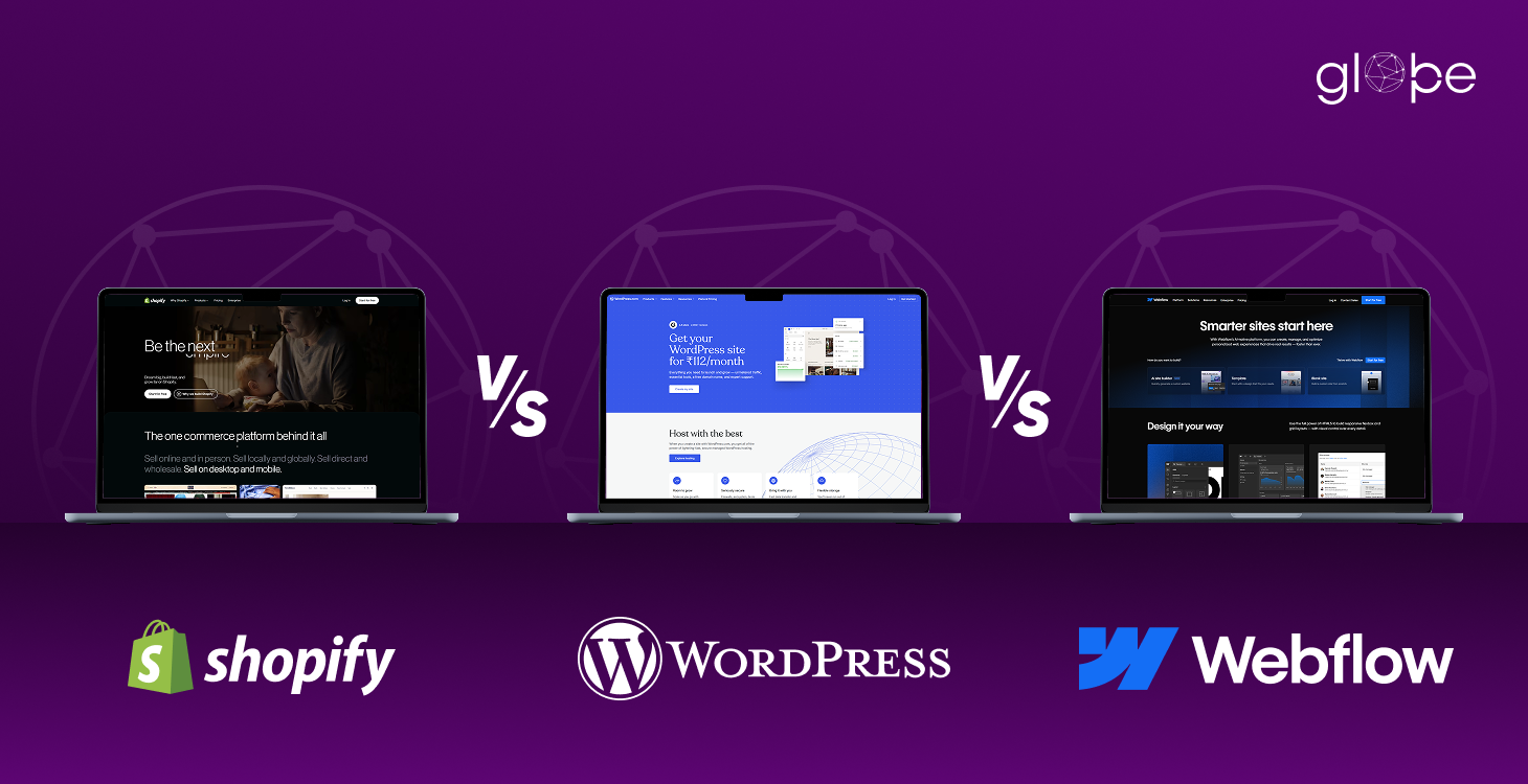 WordPress vs Webflow vs Shopify